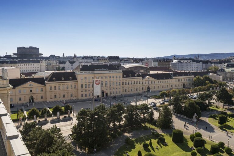 Vienna: Walking Tour Of The Museumsquartier With Guide Exploring The Museumsquartier