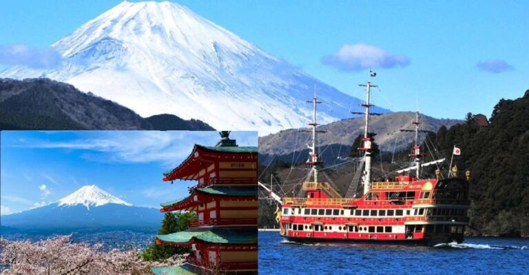 View Of Mt. Fuji, Chureito Pagoda And Hakone Cruise Day Trip Itinerary Highlights