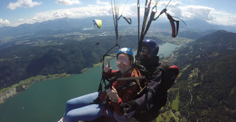 Villach/ossiachersee: Paragliding Panorama Tandem Flight Activity Details