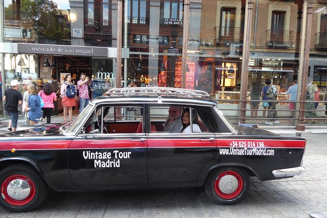 Vintage Tour Madrid Taxi 1500 Tour Overview