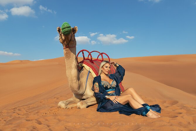 Vip Dubai Desert Safari Camel Ride, Sand Ski, Live Bbq Dinner Experience Overview