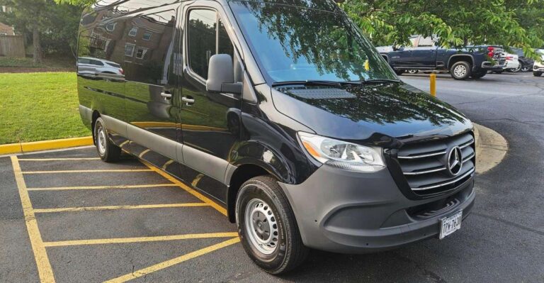 Washington, Dc Airport Transfer Service Dca Private Transfer In Spacious Sprinter