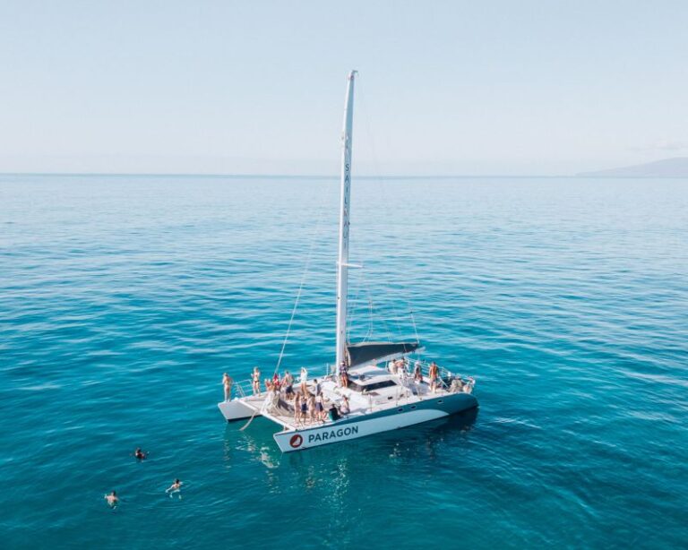 West Maui: Morning Pali Coast Snorkel & Sail Sail Along The Pali Coast