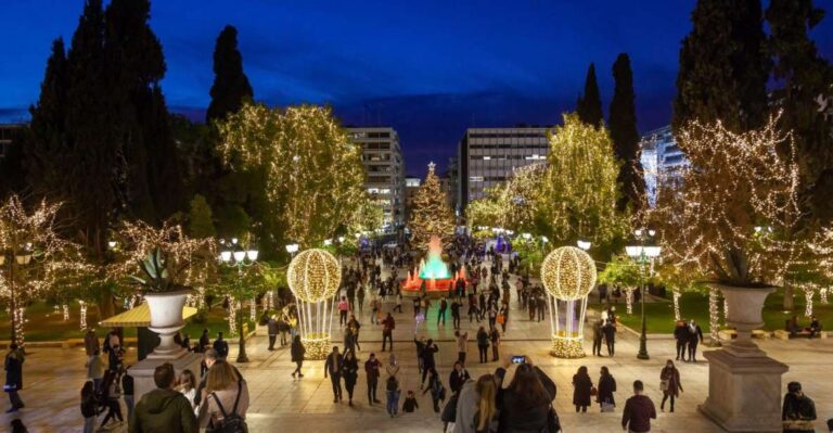 Wondrous Christmas Tour Around Athens Tour Overview