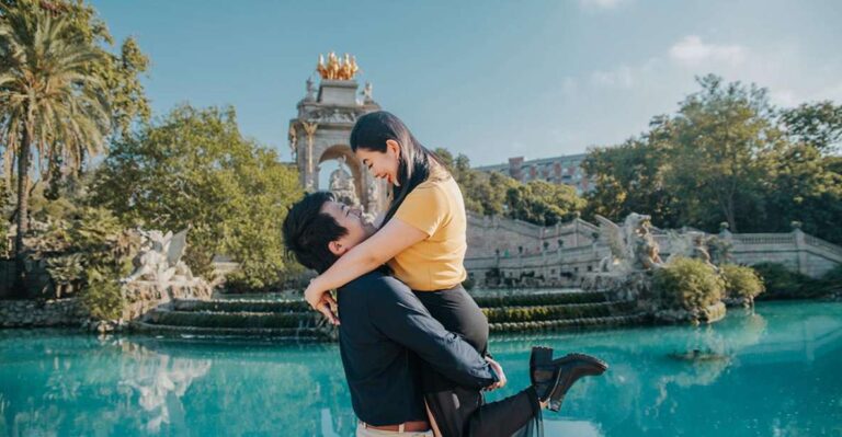 Write Your Love Story In Barcelona, Ciutadella Park Edition Uncover Magical Moments In Ciutadella Park