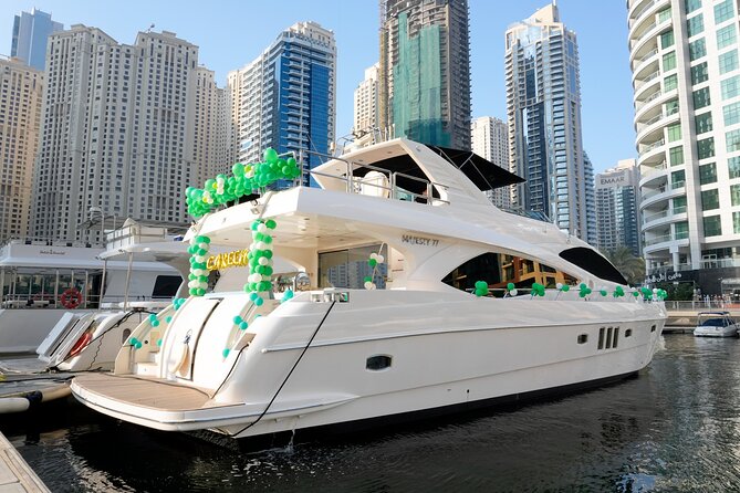 Yacht Rental In Dubai Majesty 77ft Overview Of Majesty 77ft