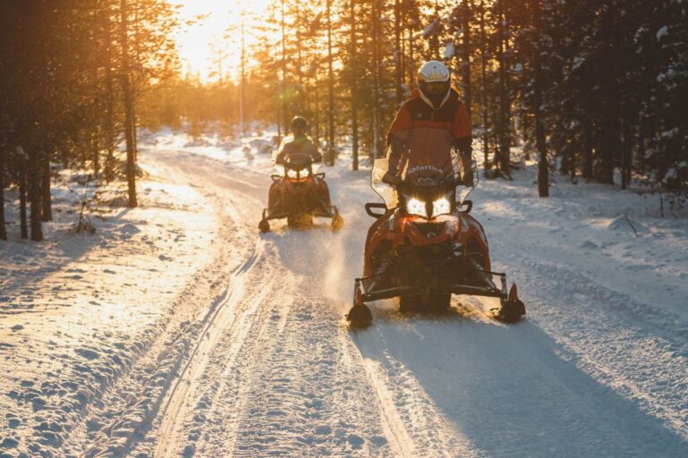 Yllä̈s: Snowmobile Tour To Arctic Snow Village & Snack Tour Details