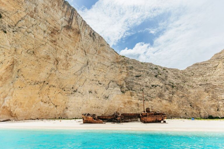 Zakinthos: Shipwreck Beach And Blue Caves Land And Sea Tour Tour Overview And Pricing