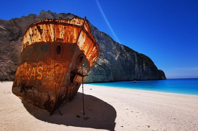 Zakynthos: Early Morning Shipwreck,blue Caves And View Point Small Group Tour Highlights