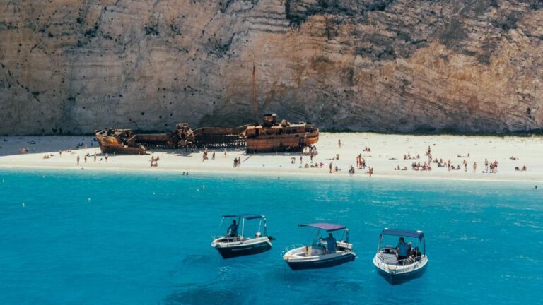 Zakynthos: Private Cruise To Shipwreck Beach And Blue Caves Overview And Pricing