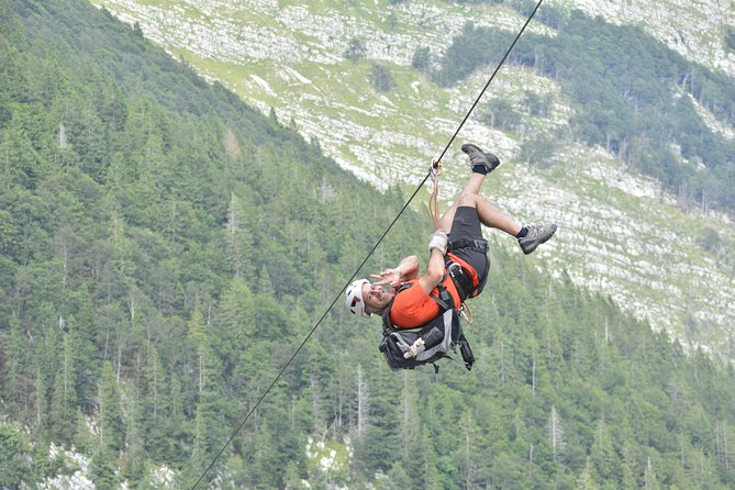 ZIPLINE Kanin Bovec - Overview of the Zipline Park