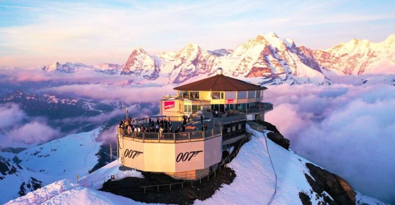 Zurich: Day Trip To Schilthorn, Thrill Walk, And Bond World Schilthorn Cable Car Journey