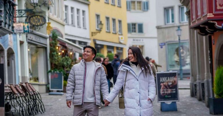 Zurich: Photoshoot & Private Guided Tour With A Local Overview