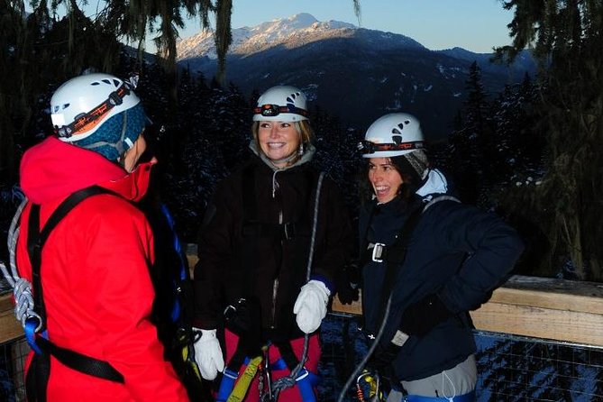 2 Hour Late Afternoon Winter Zipline Adventure - Key Points