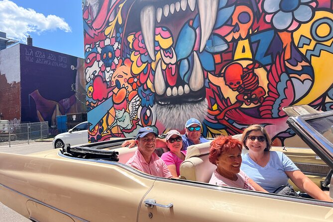 2-Hour Tour of Montreal in Vintage Convertible Cadillac + Murals in Le Plateau - Key Points