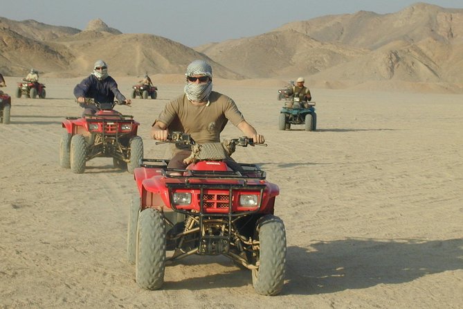 2 Hours Semi-submarine, and 3 Hours ATV Safari, Camel Ride, & Parachute-Hurghada - Logistics and Transportation