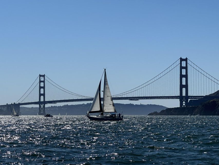 2hr - INTERACTIVE Sailing Experience on San Francisco Bay - Sailing Beneath the Golden Gate Bridge