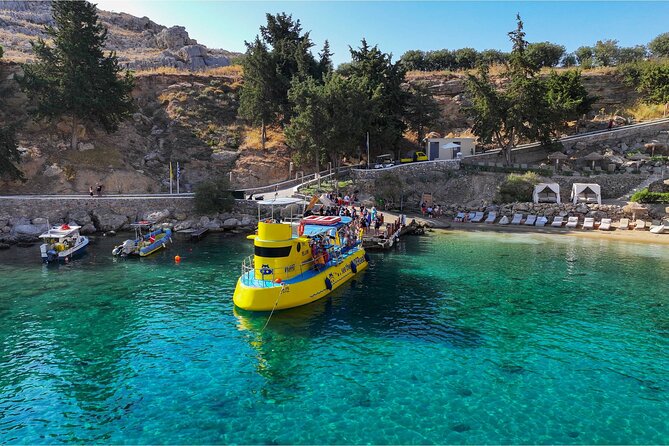 3-hour Guided Submarine Tour in Saint Pauls Bay, Lindos and Navarone Bay - Landmarks and Attractions