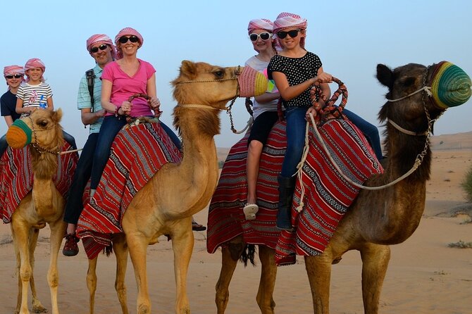 4 Hour Morning Red Sand Safari With Camel Ride & Sand Boarding - Safari Activities