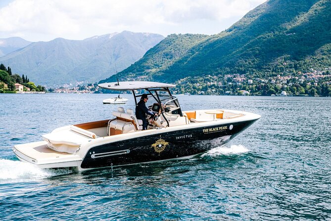 4H Private Cruise Lake Como Tender Yacht Invictus 5 Pax - Yacht Invictus and Capacity