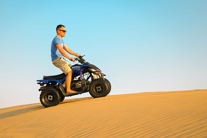 Abu Dhabi Evening Desert Safari - Private Car Dune Bashing & BBQ - Pickup and Drop-off