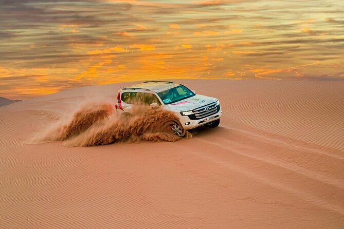 Abu Dhabi Morning Desert Safari: 4x4 Dune Bashing, Camel Ride and Sandboarding - Dune Bashing in Abu Dhabi