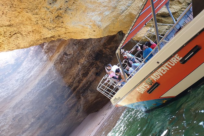 Adventure to the Benagil Caves on a Family Friendly Catamaran - Start at Lagos - Enjoy Swimming in the Atlantic