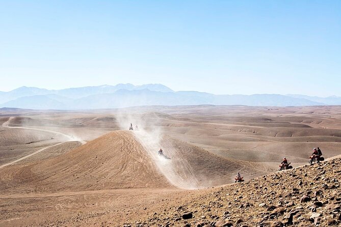 Agafay Desert Package, Quad Bike, Camel Ride and Dinner Show - Quad Biking Adventure