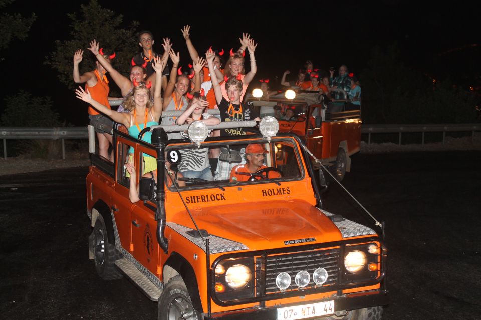 Alanya 4WD Night Safari - Itinerary