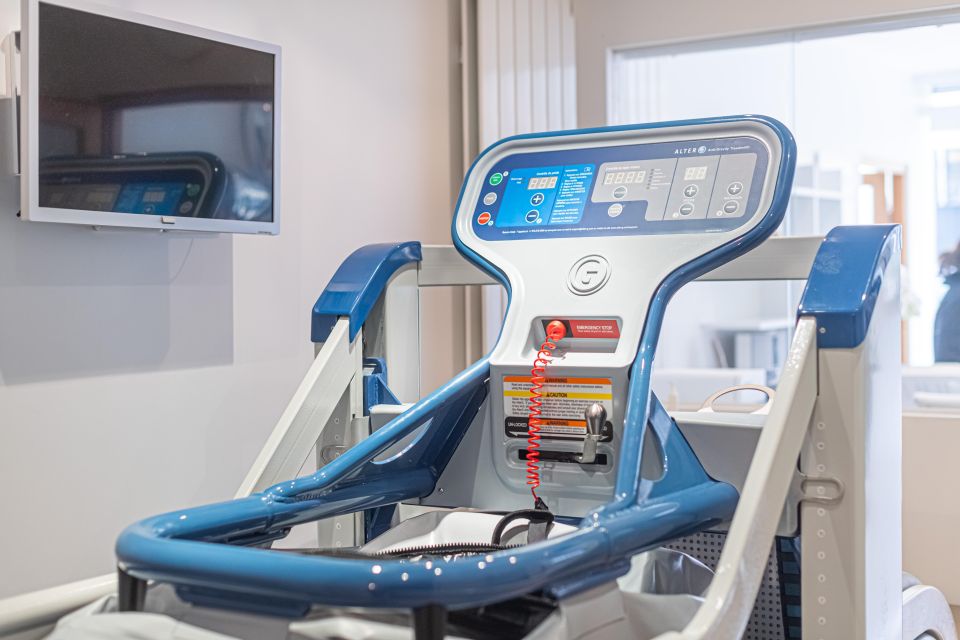 Alterg: Anti-Gravity Treadmill - Duration and Availability