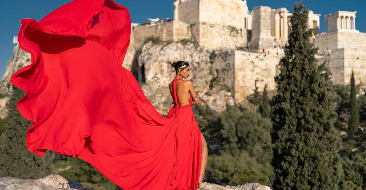 Athens: Flying Dress © Photoshoot Marilyn Package - Highlights and Experience