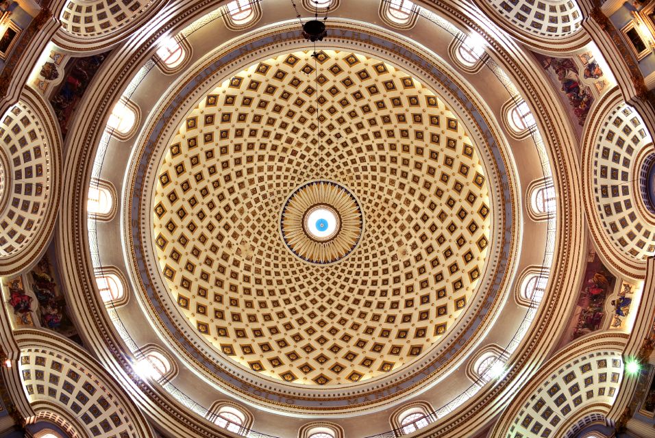 Aviation Museum, Mosta Church, WWII Shelters Inc. Platter - Transportation Experience