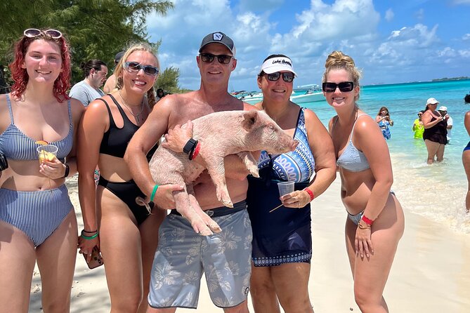 Bahamas Swimming Pigs Experience on Rose Island - Pickup Times