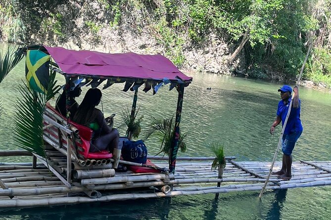 Bamboo River Rafting on Rio Nuevo River in Ocho Rios Jamaica - Exploring the Lush Scenery Along the White River