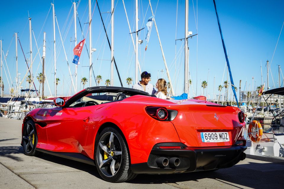 Barcelona: Ferrari Car Driving & Sailing Experience - Activities and Itinerary