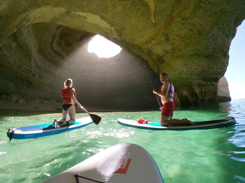 Benagil: Benagil Cave Stand Up PaddleBoard Tour at Sunrise - Group Size and Languages