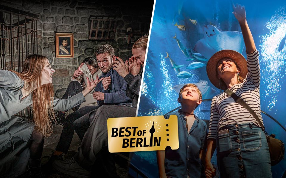 Berlin: Combi Ticket SEA LIFE & Berlin Dungeon - Inclusions in the Combi Ticket