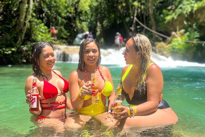 Blue Hole Secret Falls, White River Rafting, and River Tubing From Ocho Rios - Included Activities