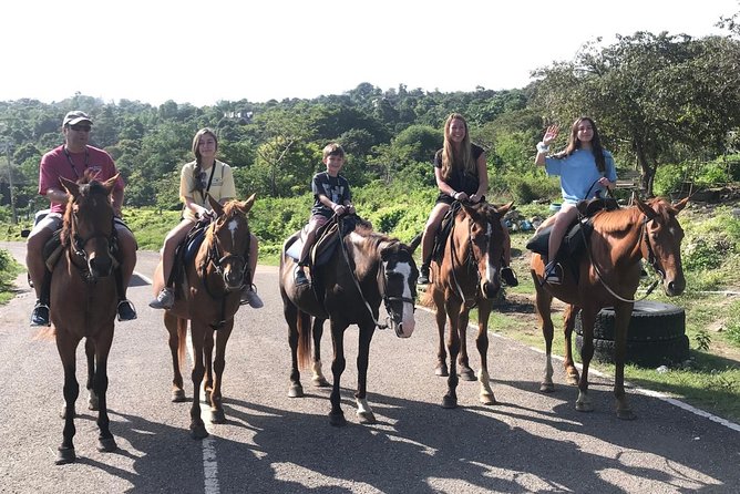 Blue Hole Waterfalls + Horseback Riding Combo Tour From Ocho Rios - Horseback Riding Adventure