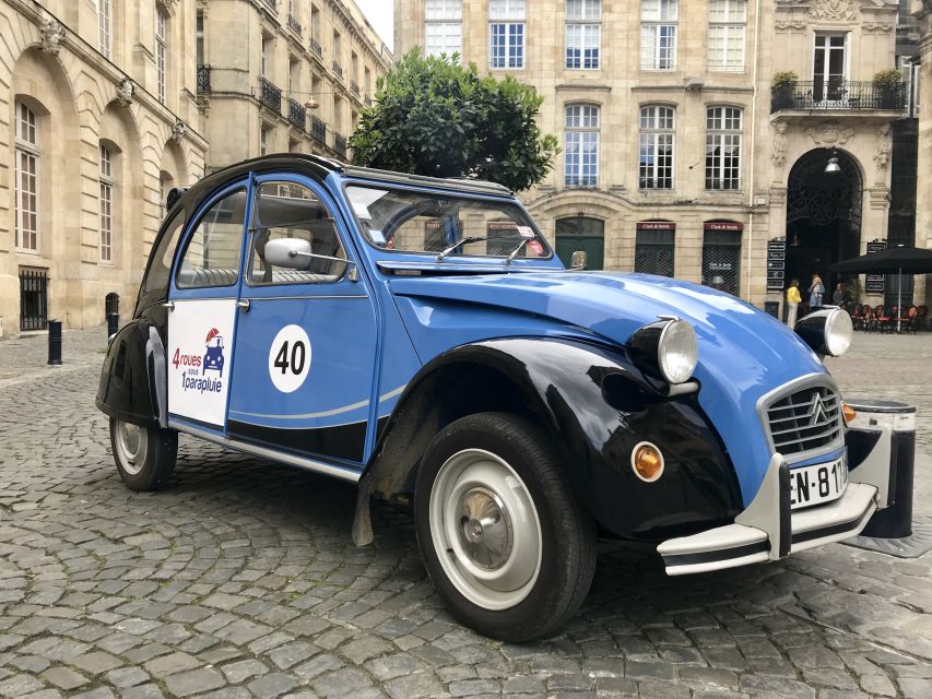 Bordeaux: Private Tour in a Citroën 2CV 1h30 - Explore Bordeauxs Charming Streets