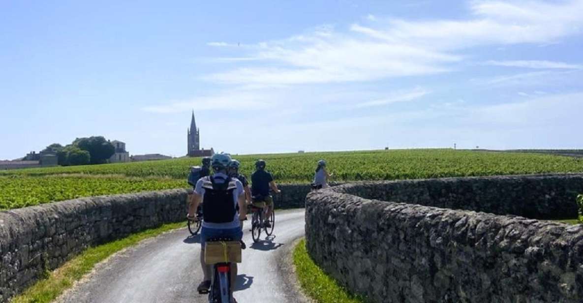 Bordeaux: St-Emilion Vineyards E-Bike Tour With Wine & Lunch - Biking Through Vineyards