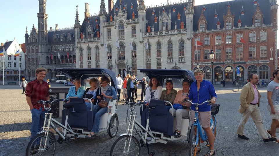 Bruges: Guided Rickshaw Tour - Booking Details