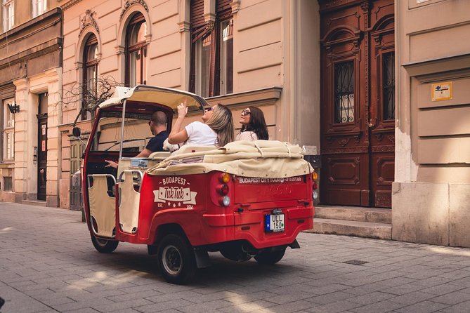 Budapest Private Tuk Tuk Tour With Wine Tasting and Cheese Platter - Tuk Tuk Experience