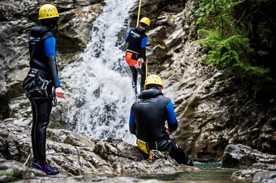 Canyoning Schwarzwasserbach in the Kleinwalsertal - Experience Highlights