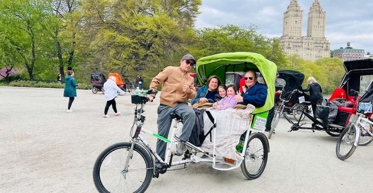 Central Park Film Spots Pedicab Tour - Itinerary Highlights