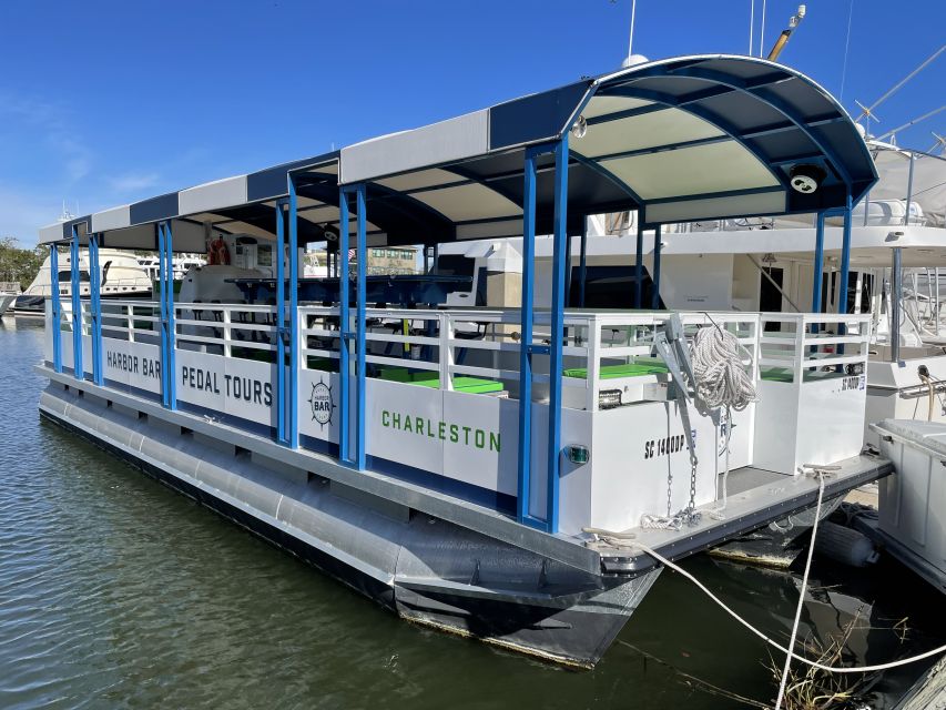 Charleston: Harbor Bar Pedal Boat Party Cruise - Duration and Tour Guide