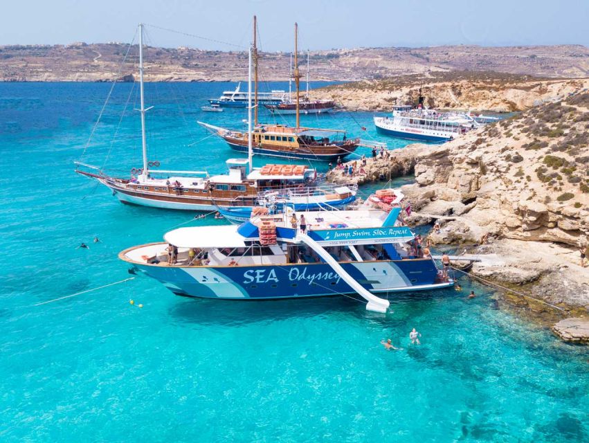 Comino: Blue Lagoon, Crystal Lagoon, and Seacaves Tour - Itinerary Highlights