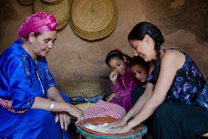 Cooking Course With Genuine Berber Family at Atlas Mt - Moroccan Market Tour