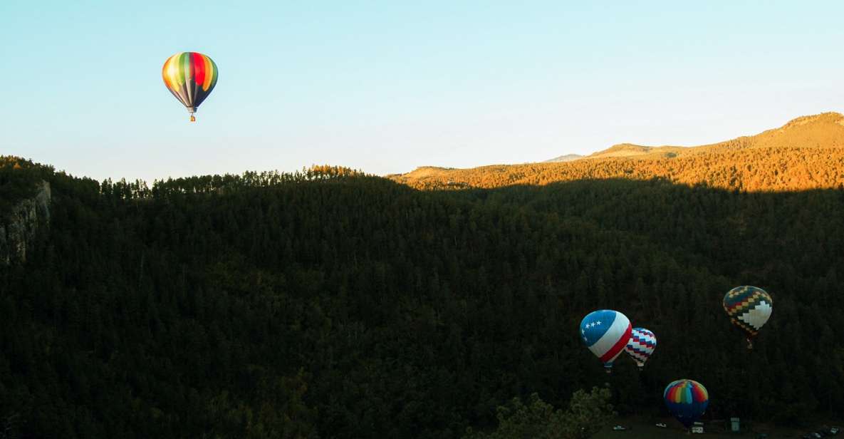 Custer: Black Hills Hot Air Balloon Flight at Sunrise - Inclusions