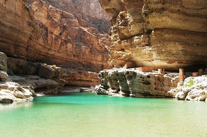 Discover the South and Wadi Shab From Muscat - Swimming in Wadi Shab Pools